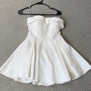 Meshki Ivory Strapless Dress